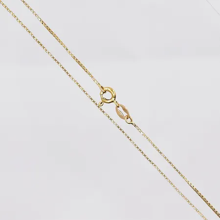 Kedja Venezia, 48cm, bredd 0,8mm, sliten länk, 18K Vikt: 2,3 g