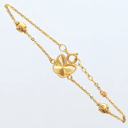 Armband längd 17cm, 21K Vikt: 2,5 g