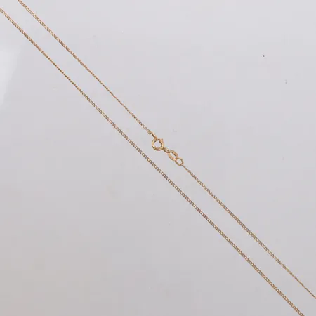 Kedja Pansar, längd 57cm, bredd 1,2mm, defekt lås och ögla, 18K  Vikt: 2,9 g