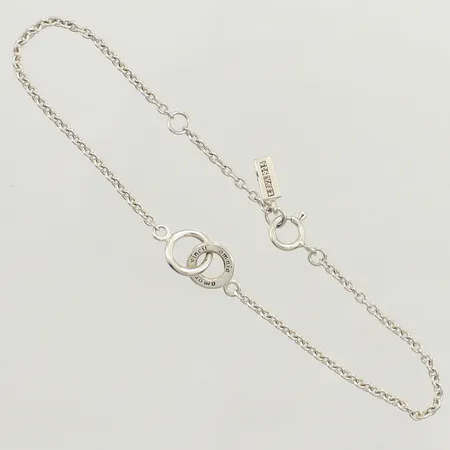 Armband, längd 17cm/19cm, Mini Twosome, Amor Vincit Omnia, Efva Attling, 925/1000 silver Vikt: 2,4 g