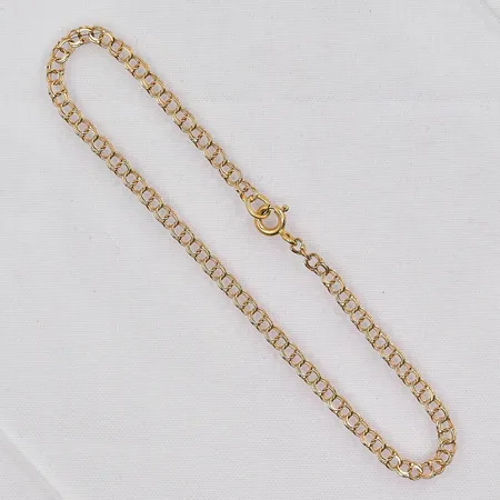 Armband Bismarck, 18,5cm, bredd 2,8mm, 18K Vikt: 1,9 g