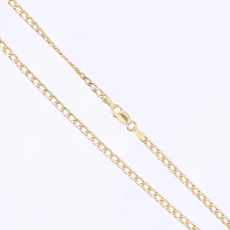 Halskedja pansar, 50,5cm, bredd 3mm, 18K  Vikt: 5,7 g