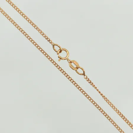 Kedja Pansar ca 37,5cm, bredd ca 1,3mm, 18K Vikt: 2,6 g