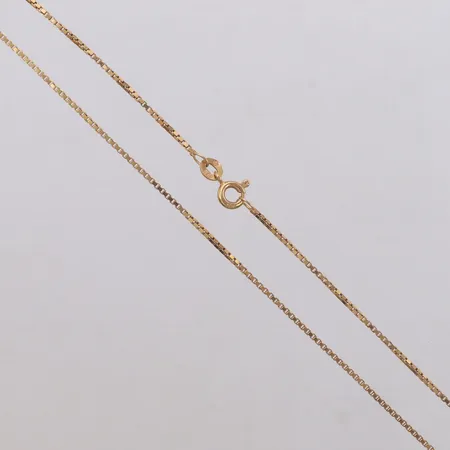Kedja Venezia, längd 38,5cm, bredd 1mm, 18K  Vikt: 3,7 g