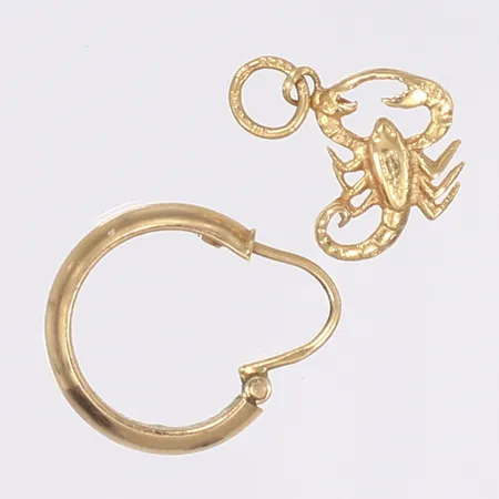 Diverse guld, defekt, 18K  Vikt: 1,2 g