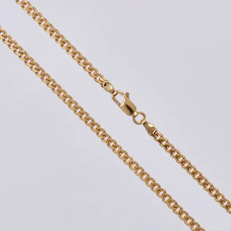 Kedja längd ca 70,5cm, bredd ca 4mm, 18K Vikt: 28,3 g