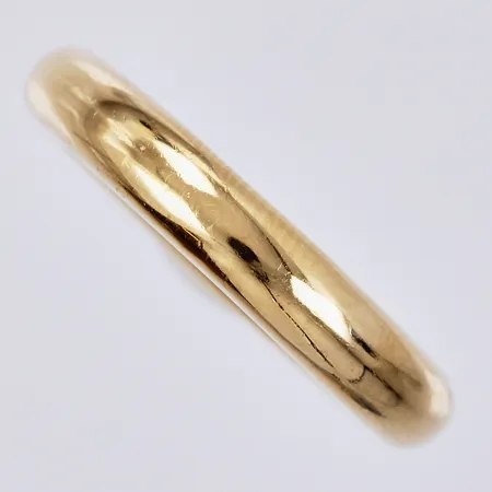 Ring slät, stl: 16, bredd: ca 3mm, GHA ALICE, 925/1000, förgyllt silver Vikt: 9,1 g