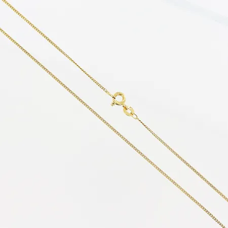 Kedja Pansar, 43cm, bredd 1mm, 18K Vikt: 2,4 g