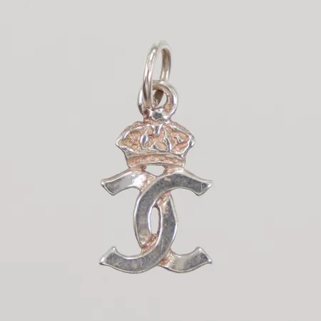 Hänge, längd inklusive ögla 19,5mm, bredd 9,9mm, OBS ej märkesdesign! ostämplad, silver, Vikt: 1,1 g