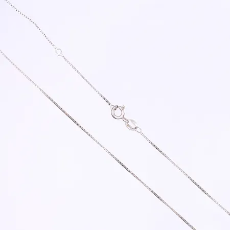 Halskedja Venezia, 33,5-37cm, bredd 1mm, justerbar längd, Silver 925/1000  Vikt: 1,6 g