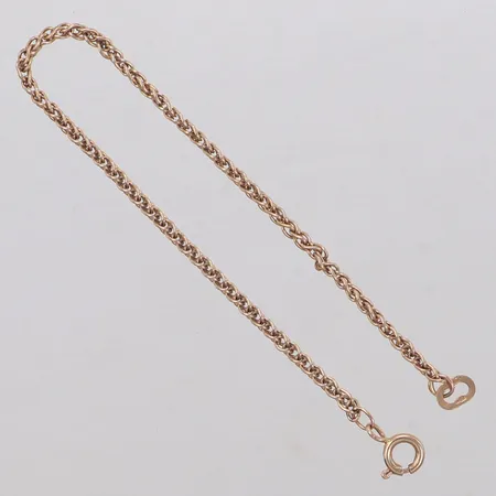 Armband, längd 16,5cm, bredd 1,8mm, 14K  Vikt: 2,9 g