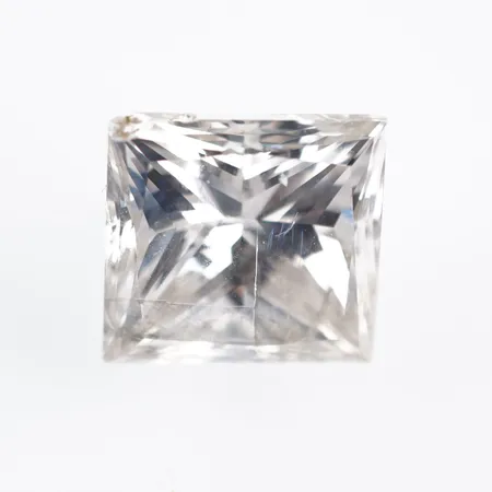 Princess slipad diamant 2,11ct Top Crystal (litet nagg på ena kanten, glasfylld)