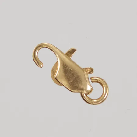 Karbinlås, defekt, 18K,  Vikt: 1,6 g