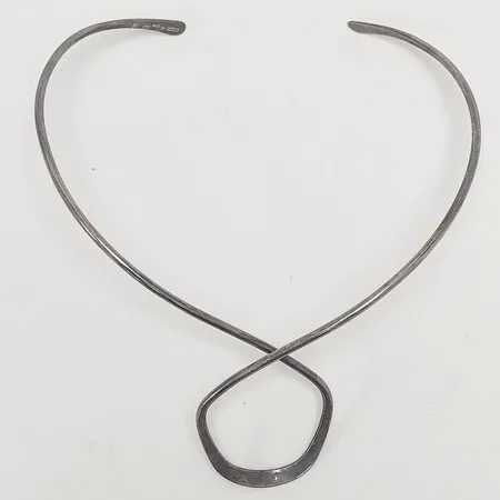 Collier, Alton, Falköping, 1976, innerØ 11,6cm, Silver 925 Vikt: 22,2 g