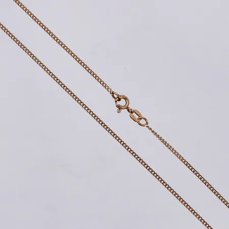 Kedja, Pansar, längd: ca 53,5cm, bredd: ca 1,5mm, 18K  Vikt: 3,9 g