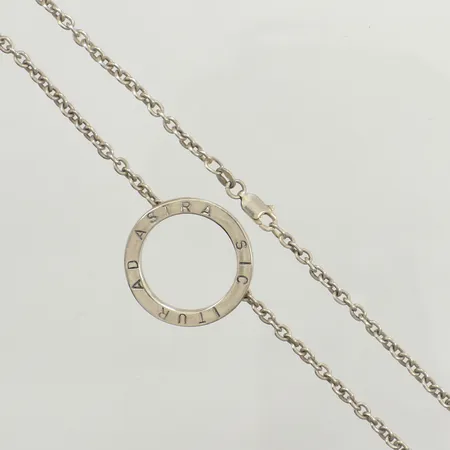 Collier, Efva Attling, Astra Sic Itur Ad Astra - vägen till stjärnorna, 45cm, bredd 3 - 26mm, bruksskick, Silver 925/1000 Vikt: 13,3 g