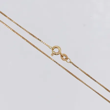 Kedja Venezia, längd 38,5cm, bredd ca 0,7mm, 18K Vikt: 2,4 g