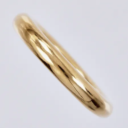 Ring slät, stl: 16, bredd: ca 2,5mm, GHA ALICE, 925/1000, förgyllt silver Vikt: 5,5 g