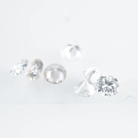 7st Lösa Diamanter. 0,16ct/st, W-Cr/VS-Si