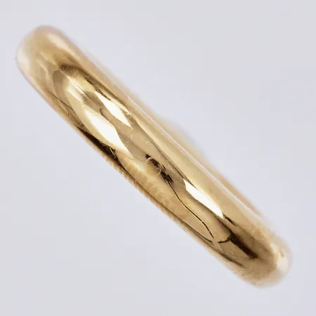 Ring slät, stl: 16, bredd: ca 3mm, GHA ALICE, 925/1000, förgyllt silver Vikt: 9,1 g