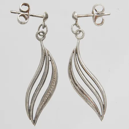 Örhängen, 3,5cm, silver 830 Vikt: 2,1 g