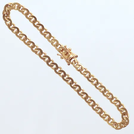 Armband längd 18cm, bredd 4mm, 18k Vikt: 8,5 g
