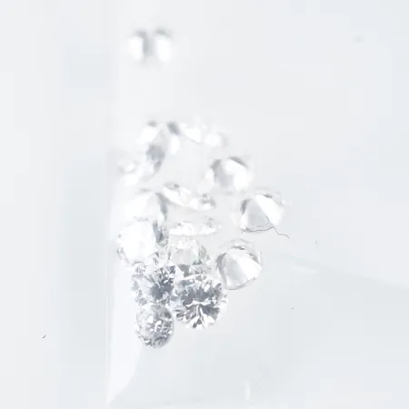 15st Lösa Diamanter. 0,07ct/st, W-Cr/VS-Si