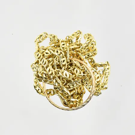 Diverse defekt guld, 18K. Vikt: 9 g