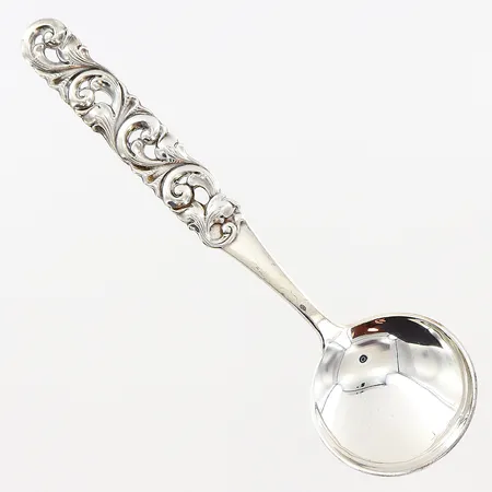 Serveringssked  145mm, svensk importstämpel, silver 830/1000. Vikt: 24,9 g