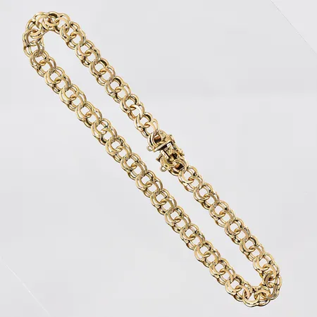 Armband Bismarck, 20cm, bredd 5,8mm, säkerhetskedjan saknas, 18K Vikt: 10,2 g