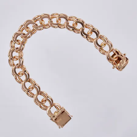 Armband Bismarck, längd: ca 19,5cm, bredd: ca 13mm, SVE, Svedbom & Co AB, Solna, år 2003, 18K  Vikt: 51,8 g