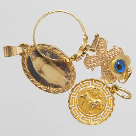 Diverse guld, slitage, defekta, 14K, bruttovikt: 6,0g Vikt: 0 g