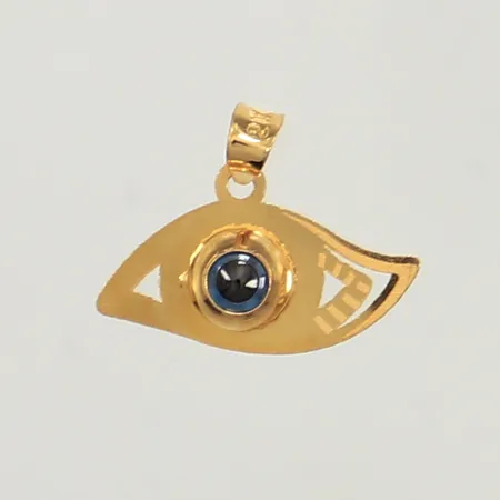 Hänge, öga, längd 11mm, bredd 16mm, 21K Vikt: 0,6 g