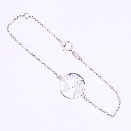 Armband, 16-18,5cm, bredd 1-16mm, justerbar längd, Silver 925/1000  Vikt: 1,9 g