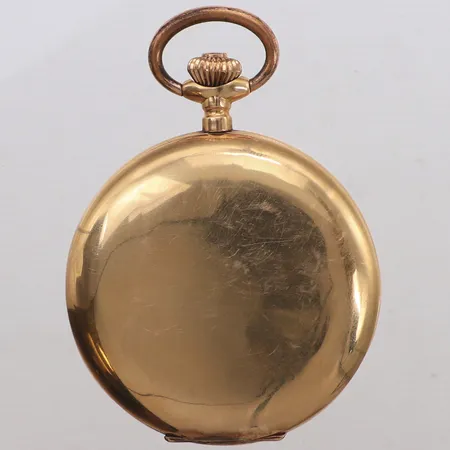 Savonett, manuell, Ø54mm, boett.nummer: 97738, liten sekundvisare, fungerar, innebott i guld, gravyr, repor, inga övriga tillbehör 14K Vikt: 0 g