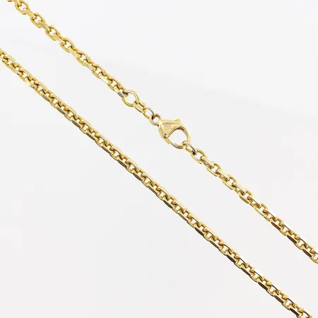 Kedja, Ankar, 61,5cm, bredd 3mm, Balestra, 18K. Vikt: 32 g