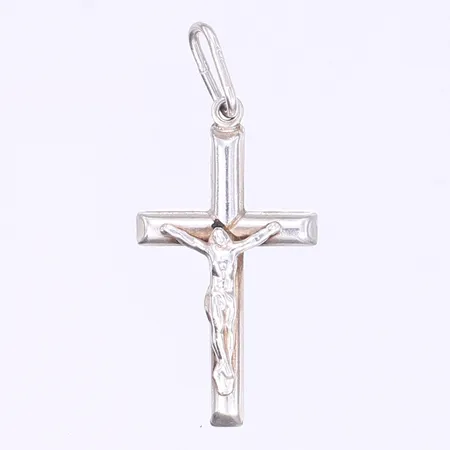 Hänge krucifix, 47x20mm, slitet, silver 925/1000 Vikt: 2,8 g