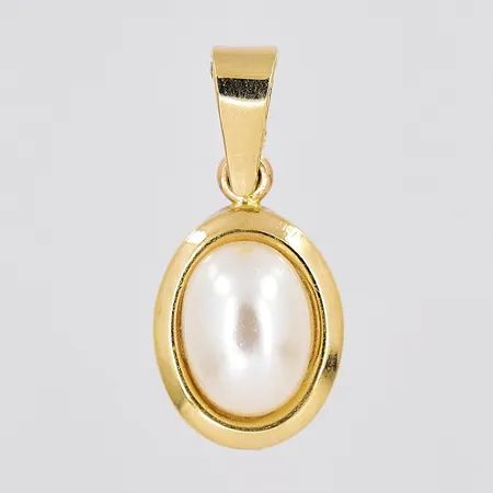 Hänge, ca 8,5x17,5mm inklusive ögla, 14K Vikt: 0,5 g