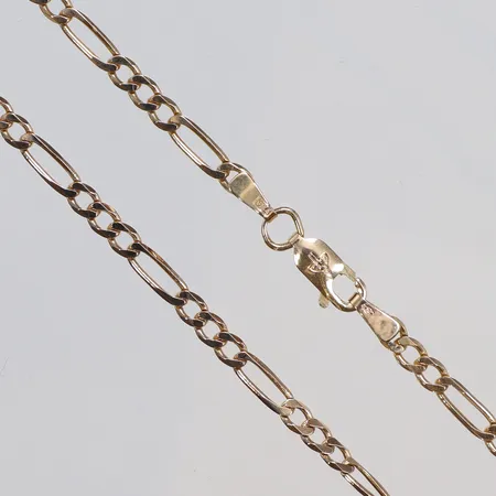 Kedja Figaro 50,5cm bredd 2,5mm, Balestra 18K Vikt: 9,4 g