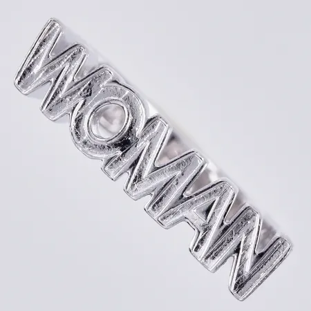 Ring, WOMAN, stl: 16, bredd: ca 3-5mm, GHA, 925/1000, silver Vikt: 5,8 g