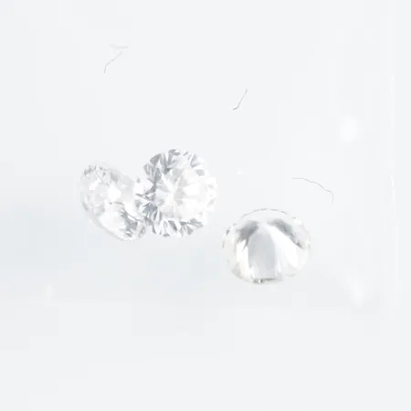 3st Lösa Diamanter. 0,19ct/st, W-Cr/VS-Si
