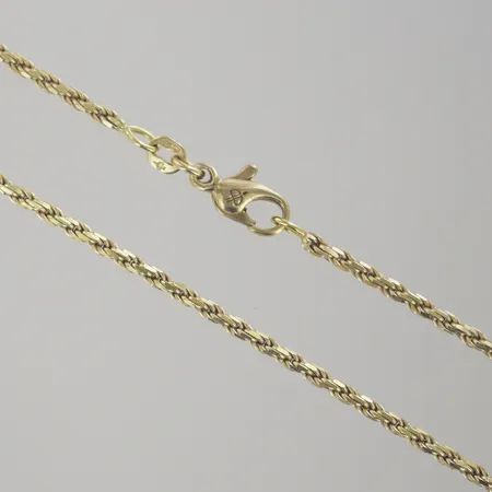 Halskedja cordell, längd 45 cm, bredd 1 mm, 18K Vikt: 10,9 g