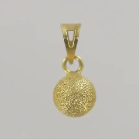 Hänge, längd 1 cm, bredd 0,5 cm, 21k Vikt: 0,4 g