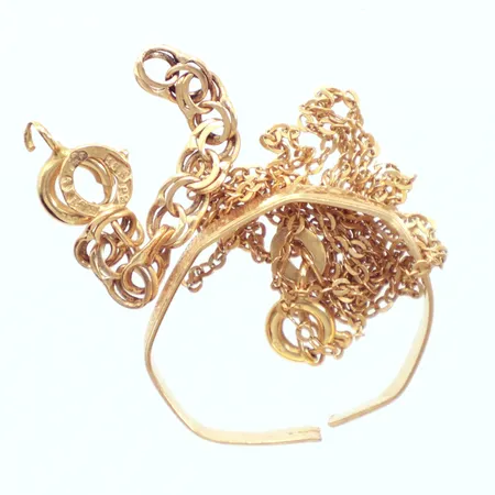 Parti guld, defekt, 18K Vikt: 4,6 g