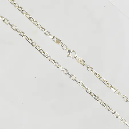 Kedja Ankar, längd 50 cm, bredd 3 mm, 925/1000 silver. Vikt: 12,7 g