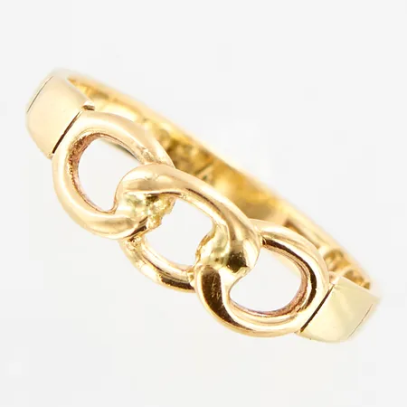 Ring, Pansar stl 18¾, bredd: 3-5mm, 18K  Vikt: 3,1 g