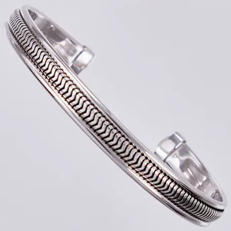 Stelt armband Viktor Frisk, ca 65x53, bredd: ca 7mm, GHA, 925/1000, silver Vikt: 13,1 g