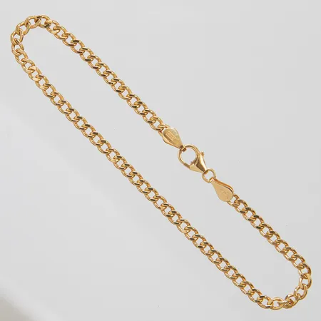 Armband Pansar, längd ca 18,2mm, bredd 2,8mm, GHA, 18K Vikt: 2,2 g