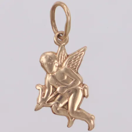 Hänge ängel, längd 20,5mm, bredd 10mm, 14K Vikt: 0,6 g