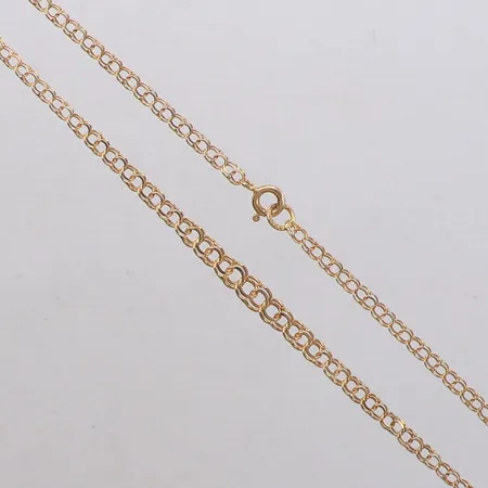 Collier doserad Bismarck, längd 43,5cm, bredd 2,7-4,5mm, 18K  Vikt: 4,6 g